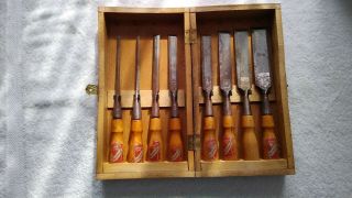 Antique Wood Chisel Set In The Box Supreme