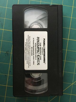 The Search For Animal Chin - Powell Peralta Bones Brigade Video 3 Vhs Vintage