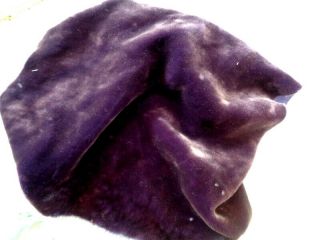 Victorian Silk Velvet Faded Purple Fragment From A Very Old Dress
