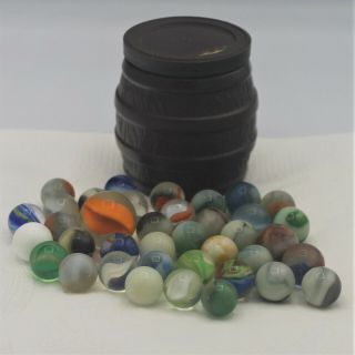 Vintage Marbles Attic Find 38 Ea W/ 1 Shooter - As Found