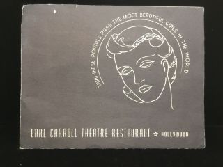 Earl Carroll Photo Memory Book Sept.  1947,  Group,  Hollywood,  Vintage