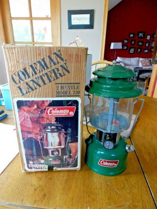 Vintage 1981 Coleman 220k Lantern Plus Once?