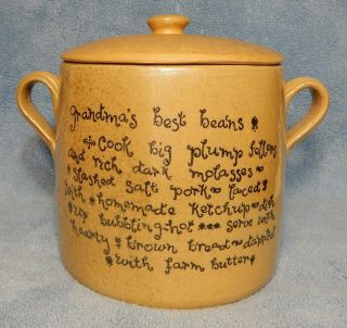 Vintage Moira Pottery Co.  Pot / Crock Made In England - Grandma 