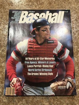 Street And Smith Official Yearbook: Baseball,  1984 - Carlton Fisk