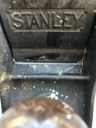 Stanley Bedrock No 604 1/2 Antique Plane Tool Cast Iron Vintage 3