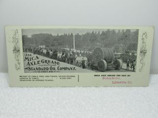 Mica Axle Grease Standard Oil Company Vintage Advertising Postcard