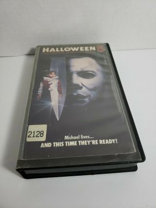 Halloween 5 The Revenge Of Michael Myers Vhs Vtg Horror Cbs Fox Danielle Harris