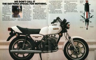 1979 Yamaha Rd400 Daytona Special - 2 - Page Vintage Motorcycle Ad