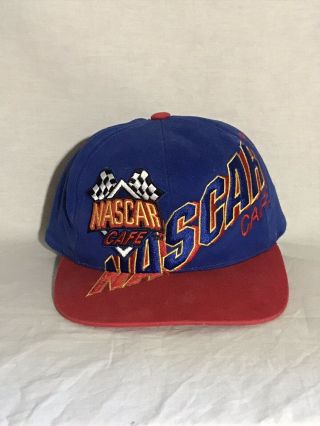 Vintage 1990s Nascar Cafe Hat Baseball Cap Nashville