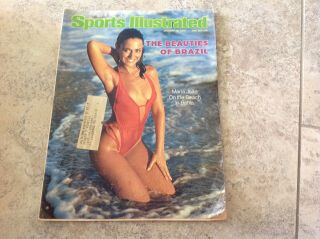 Vintage 1978 Sports Illustrated Swimsuit Issue Cheryl Tiegs See - Thru Fishnet
