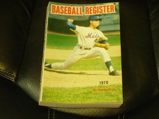 1970 Tsn The Sporting News Baseball Register Ex Plus Tom Seaver Mets Cover
