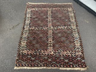 Antique Afghan Balouch Handknotted Oriental Rug