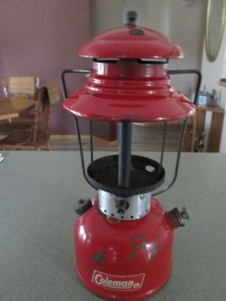 Vintage Coleman Lantern Dated 8/62 Model 200 No.  T - 66 Single Burner No Globe