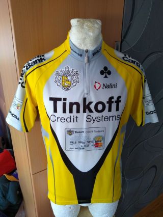 Nalini Tinkoff Colnago Giro Tour Cycling Shirt Vintage Maglia Rare