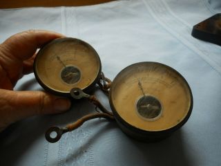Two Antique Gauges For Automobile Gray & Davis Volts Hoyt Meter