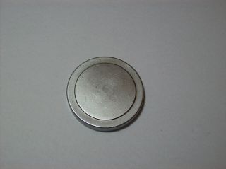 Vintage 47.  8mm Chrome Metal Push On Front Lens Cap For 46mm Filter Lens Rim