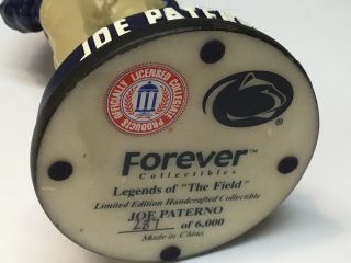 JOE PATERNO BOBBLE HEAD - PENN STATE - LIMITED EDITION FOREVER COLLECTIBLES 3