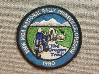 Bmw Moa National Rally Patch Prineville,  Oregon 1980 Vintage