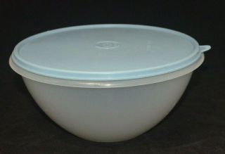Vintage Tupperware Wonderlier Mixing Bowl 237 With Blue Lid Seal 230