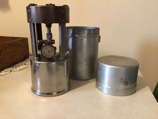 Vintage Coleman No.  530 B46 Camp Stove With Aluminum Metal Case Military Style