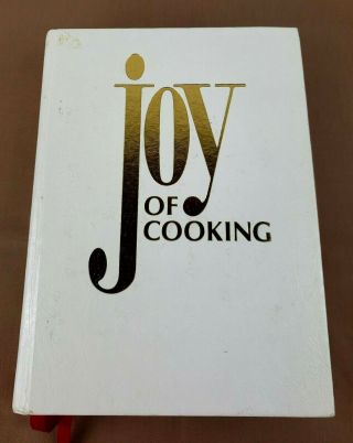 1975 The Joy Of Cooking Irma S Rombauer Cook Book Hardcover Vintage