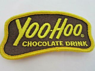 Vintage Yoo - Hoo Chocolate Drink Fabric Advertising Embroidered Fabric Patch