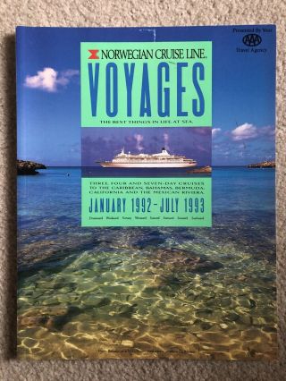 Norwegian Cruise Line 1992/1993 Brochure (including Ss Norway)
