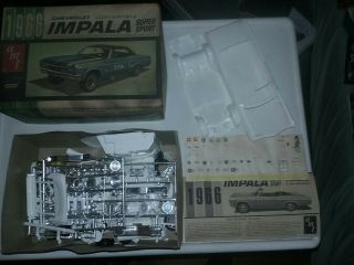 Vintage Amt 1966 Chevrolet Impala Ss Model Complete
