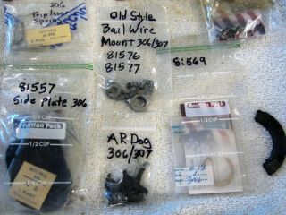 Garcia Mitchell Spinning Reel Parts for 306/307 & 406/407 NOS and 3