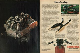 1976 Honda Gl - 1000 - 3 - Page Vintage Motorcycle Ad