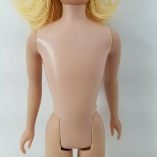 Vintage 1963 Mattel Barbie Skooter Blonde Doll Straight Leg Brown Eyes w/ BOX 3