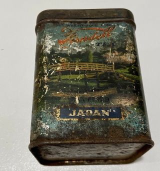 Vintage Ferndell Tea Tin Japan Sprague Warner & Co.