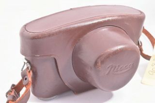Vintage Camera Leather Case for nicca type 33 3s IIIs 3 - s 3f 3 - f IIIf 90800 3