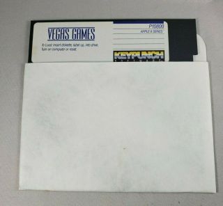 Vintage Vegas Games Apple Ii Series Floppy Disk Keypunch Software