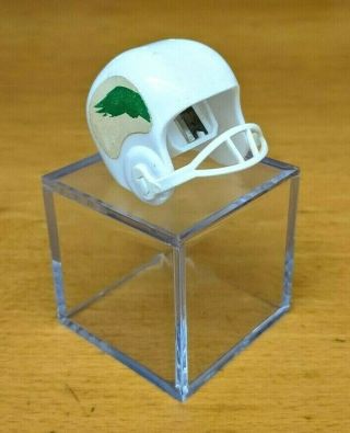 Nfc East Phil Eagles Vtg Nfl Mini Gumball Football Helmet Sharpener & Disp Box
