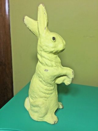 Vintage Paper Mache Pulp Easter Bunny Rabbit Candy Container