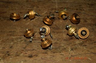 10 Gold Vintage Western Electric Diode Transistor Gold Recovery Gold Plated 2