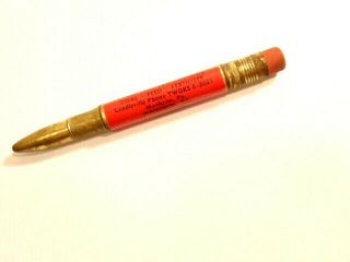 Vintage advertising bullet pencil: Quality Feeds,  Eli M.  Wolgemuth,  Manheim,  PA 2