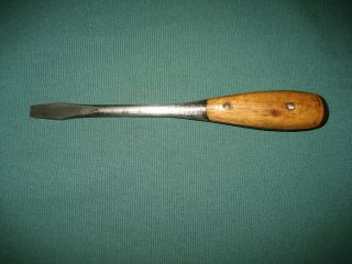 Vintage 8 - 1/2 " Irwin Perfect Handle Slotted Screwdriver