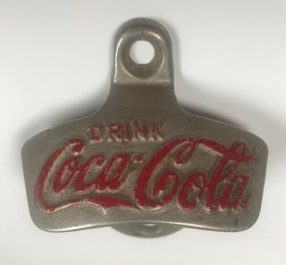 Vintage Coca Cola Wall Bottle Opener Starr X