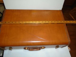 Vintage Samsonite 21 " Lined Hard Shell Luggage Suitcase