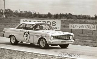 1964 Sebring 3 Hr Race - Ford Falcon Sprint 3 - 3 Orig Negs (804,  813 & 817)