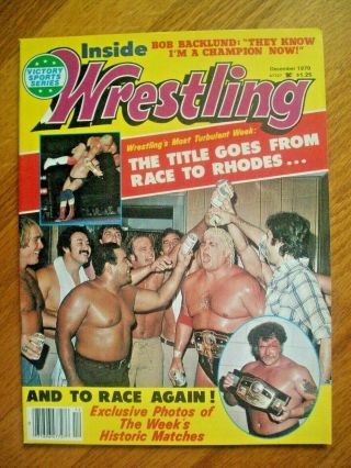 Inside Wrestling 12/79 Koloff - Rich Street Fight Backlund Race Funk Rhodes