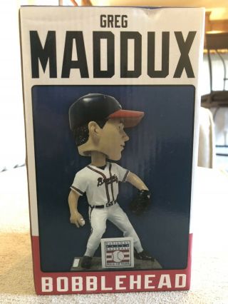 Greg Maddux Atlanta Braves National Baseball Hall Of Fame Bobblehead