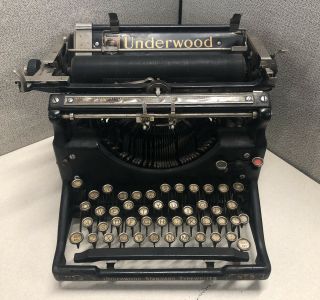 Underwood Standard No 5 Typewriter Antique Serial 2402216 - 5