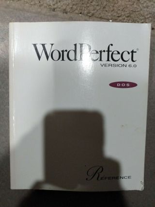 Vintage Wordperfect Windows User 