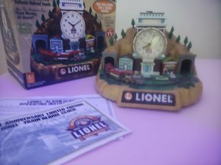 Collectible LIONEL 100th Anniversary Limited Edition Train Alarm Clock 2