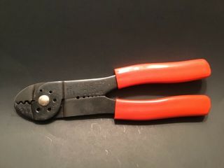 Vintage Vaco No.  1900 Wire Cutter Stripper Crimper Pliers - Made In Usa