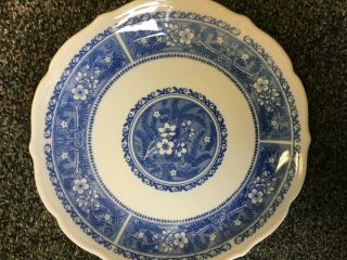 Vintage Syracuse China Blue Strawberry Hill Dinner Plate – Euc