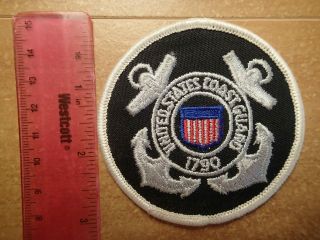 Vintage Embroidered Patch - United States Coast Guard - Cond.  - 1790 Uscg